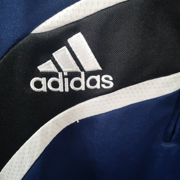 Adidas Clima 365 Navy Black & White Ladies Size Small 1/4 Zip Athletic Jacket - Picture 5 of 11